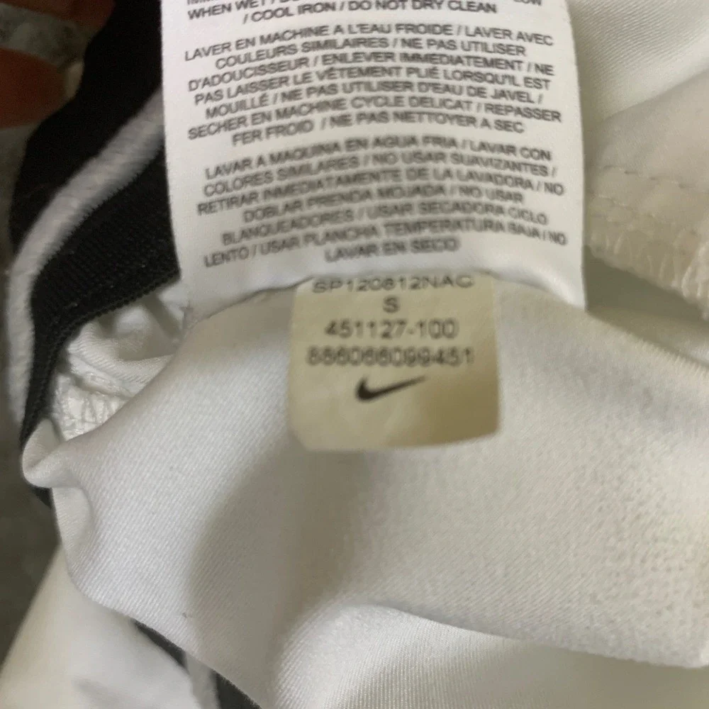 Nike LeBron Basketball Shorts Mens S White Gray Dri-FIT 451127-100 Crown Logo